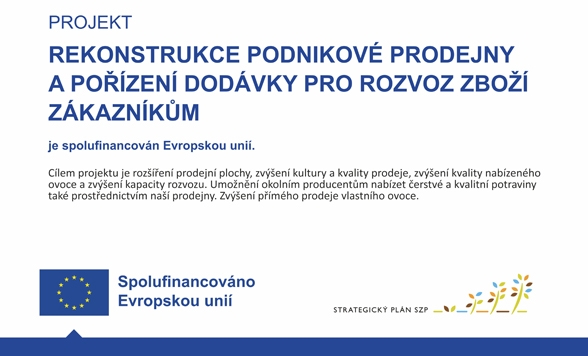 Informujeme o realizaci projektu