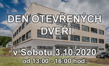 DEN OTEVŘENÝCH DVEŘÍ VŠÚO HOLOVOUSY